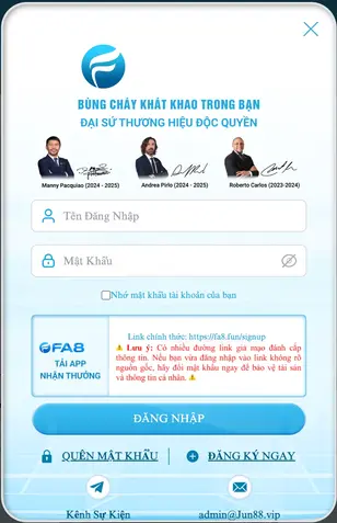 Tạo Tài Khoản FA8 Casino Online Dễ Dàng